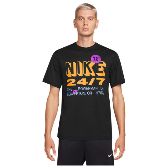 Nike Ανδρική κοντομάνικη μπλούζα Hyverse Dri-FIT UV Short-Sleeve Fitness Top